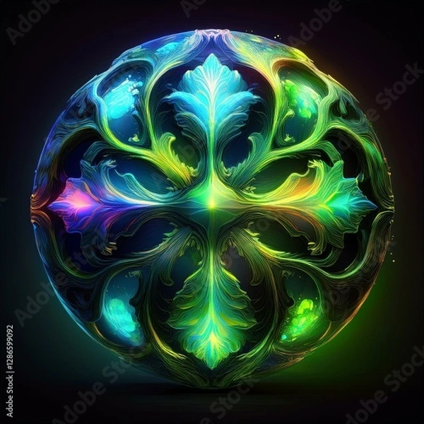 Obraz abstract fractal background