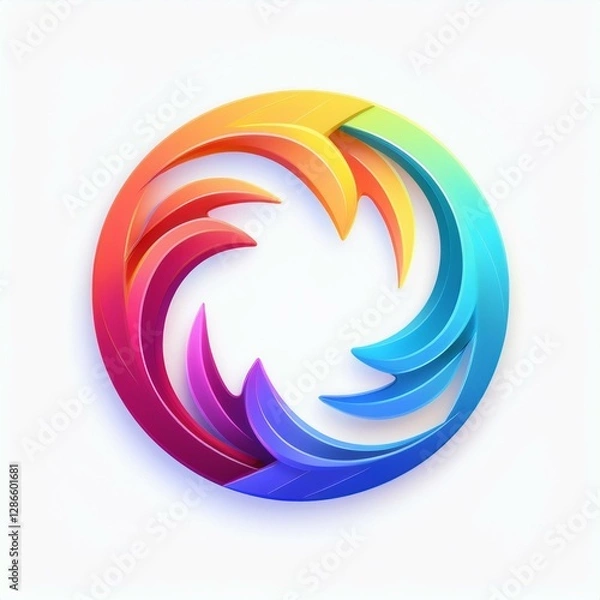 Obraz abstract colorful icon