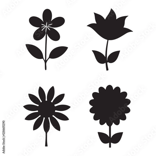 Fototapeta A Collection of Sophisticated Botanical Designs