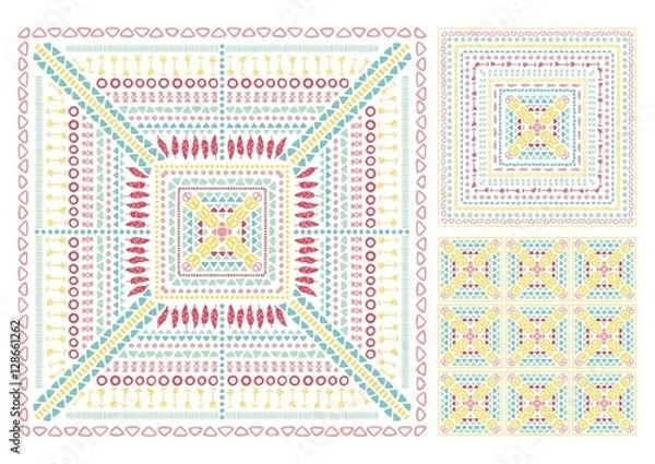 Obraz Tribal ethnic seamless