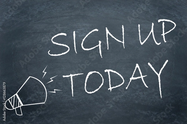 Obraz Sign up now