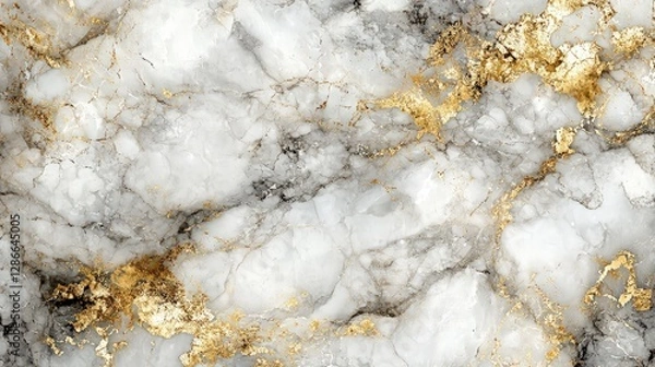Fototapeta White gold marble texture background design