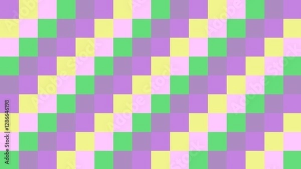 Obraz Pastel Square Pattern Background (5)