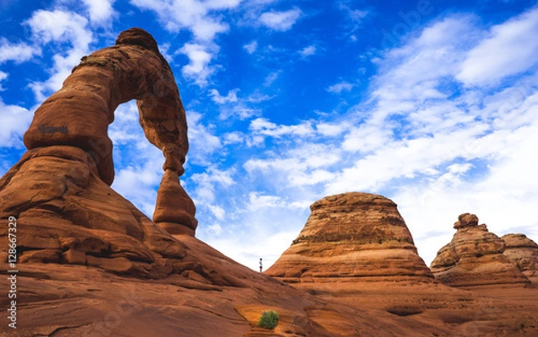 Fototapeta Delicate Arch Scale