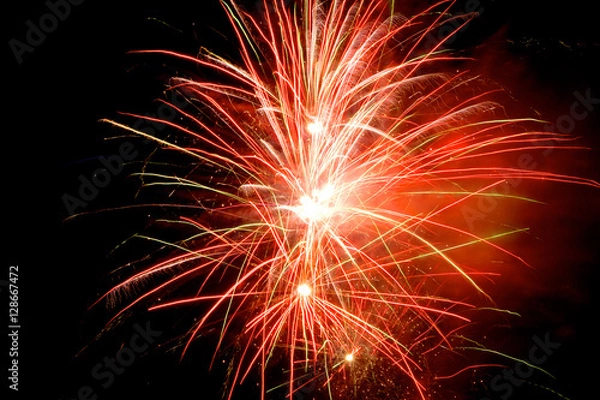 Obraz fuegos artificiales