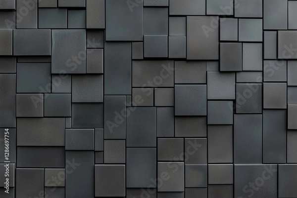 Fototapeta Abstract Wall Panels Background. Abstract background with geometric wall panels. Abstract wall panels create a modern and textured backdrop