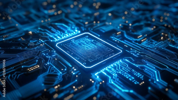 Obraz Hi tech digital circuit board