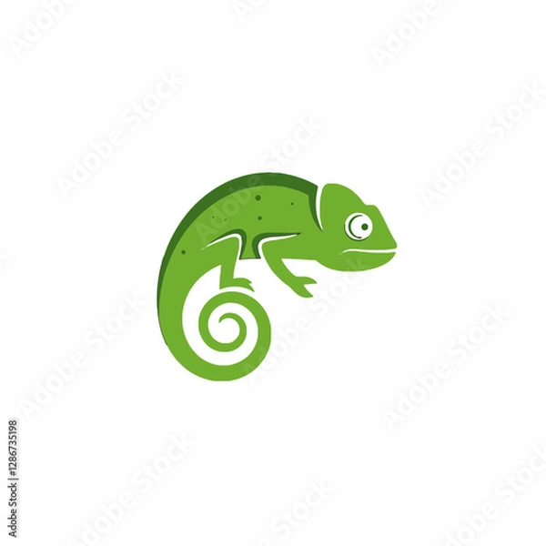 Obraz Chameleon Vector Logo Design