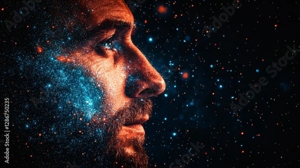 Fototapeta Exploring the Universe Within Us