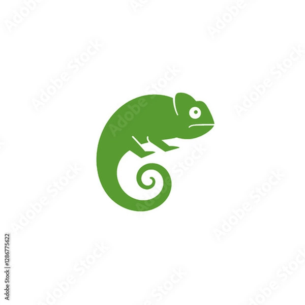 Fototapeta Chameleon Vector Logo Design