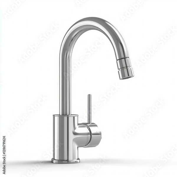 Fototapeta Water Tap Isolated