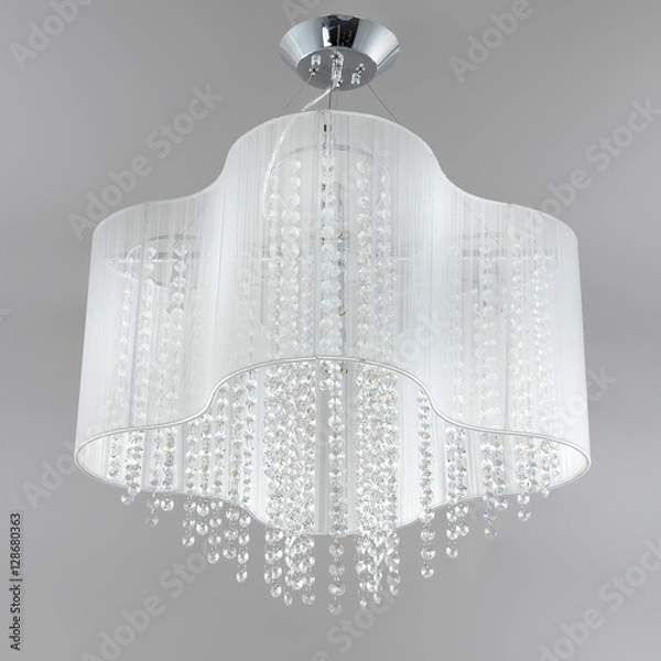 Fototapeta crystal chandeliers