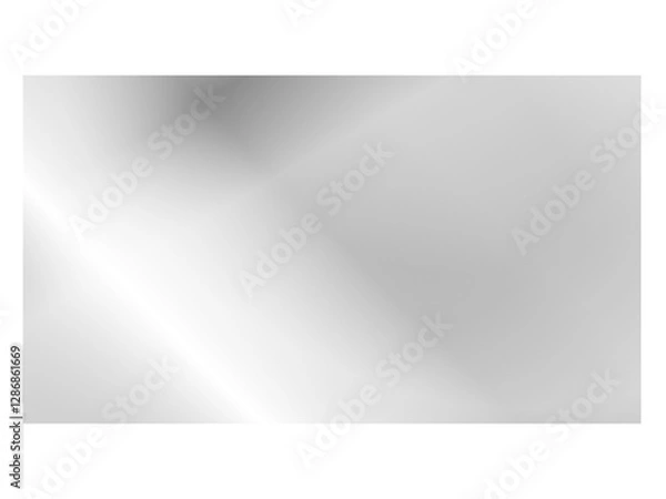 Obraz Crystal-Clear, High-Gloss Plastic. Realistic Light Play on a Transparent Surface. PNG.