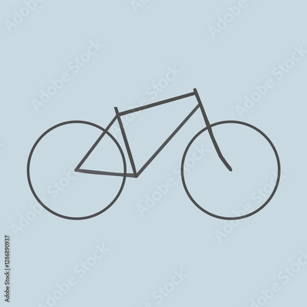 Fototapeta frame bike vector, bicycle, frame