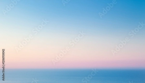 Fototapeta 파스텔 톤의 그라데이션이 은은하게 퍼지는 PPT 디자인