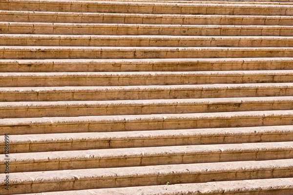 Fototapeta a close-up of a stone staircage