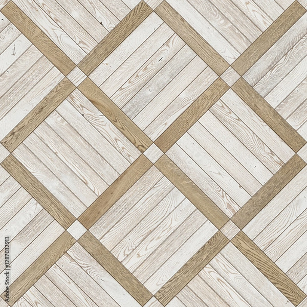 Obraz Natural wooden background, grunge parquet flooring design seamless texture