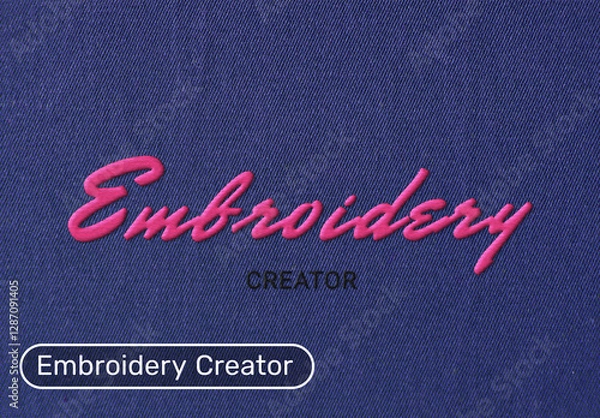 Fototapeta Embroidery Creator