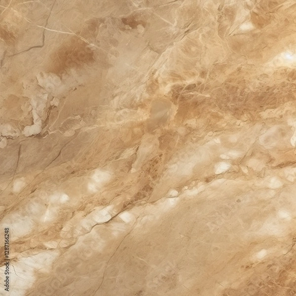 Obraz Beige Marble Texture with Veined Pattern