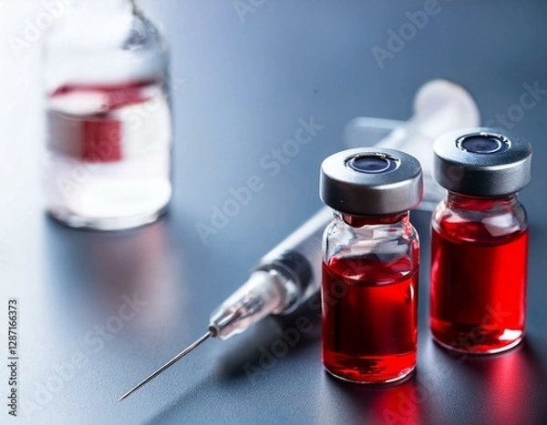 Obraz Medical professional using syringe with vaccine for disease control