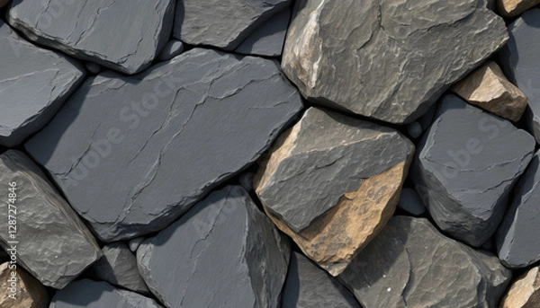 Fototapeta 大きな石の背景素材