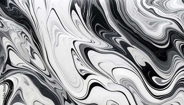 Fototapeta 白、黒、灰色のマーブル背景素材