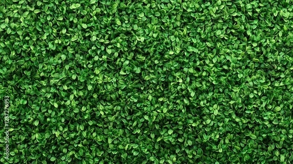 Fototapeta Lush Green Foliage: A Vibrant Texture of Nature's Green