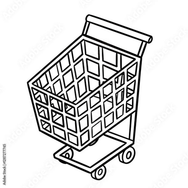 Obraz Shopping cart
