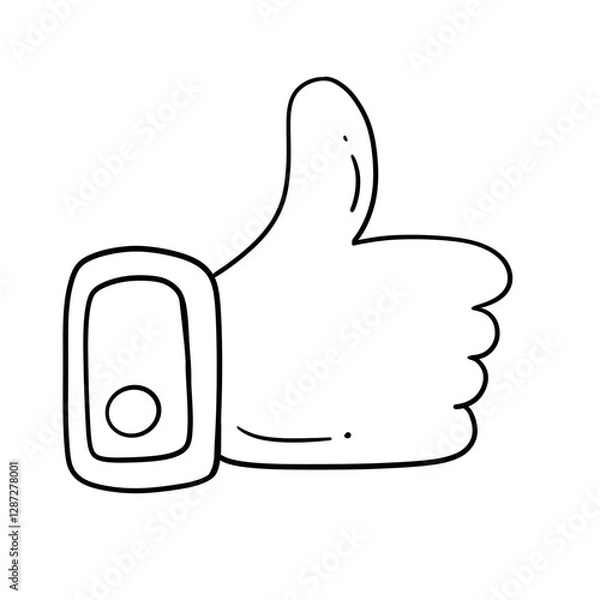 Fototapeta Like Symbol