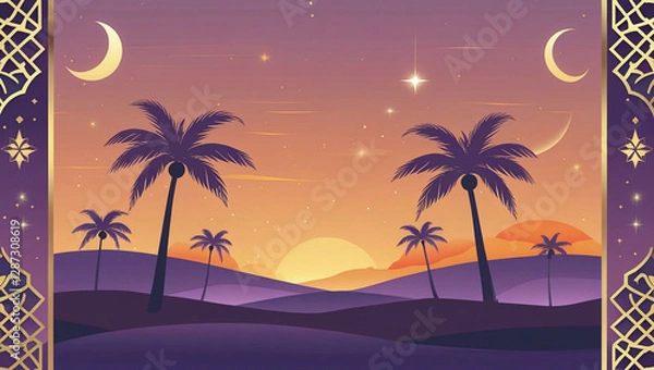 Obraz ramadan desert