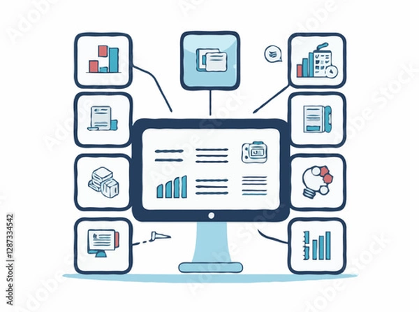 Obraz Visual Learning Tool for E-Courses and Tutorials