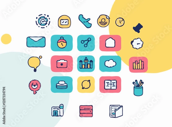 Obraz Creative Visual Elements for Interactive E-Learning Modules