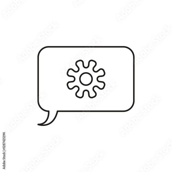 Obraz Settings & Customization Editable Line Icon Set | Configuration, Tools, Preferences, System Settings, UI Elements & Control Panel Icons