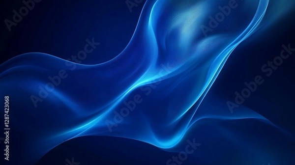 Obraz Abstract blue wave background