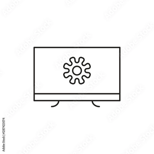 Obraz Settings & Customization Editable Line Icon Set | Configuration, Tools, Preferences, System Settings, UI Elements & Control Panel Icons