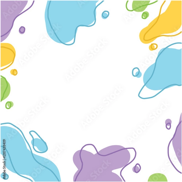 Obraz A doodle background design art