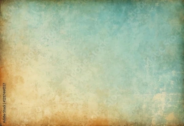 Fototapeta Distressed textured background with a gradient of colors in shades