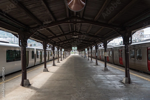 Obraz Retro railway station