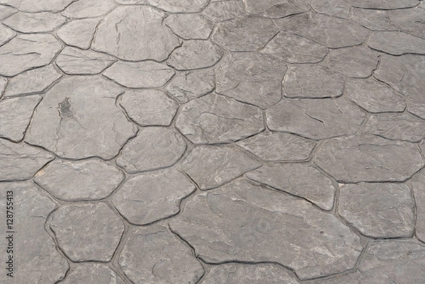 Obraz Stamp concrete texture pattern and background.