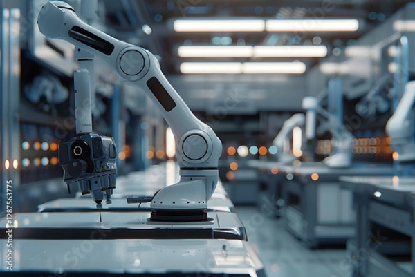 Fototapeta Advanced Automation and Robotics in Modern Industry