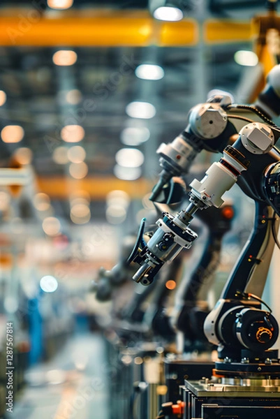 Obraz Advanced Automation and Robotics in Modern Industry