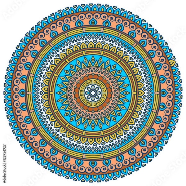 Fototapeta Vector indian Mandala