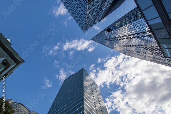 Fototapeta 新宿のオフィスビル群