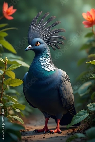 Obraz bird of paradise