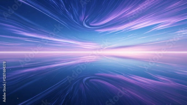 Obraz Abstract Sky Aurora Background