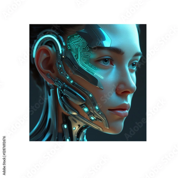 Fototapeta human head anatomy