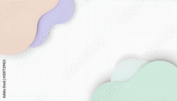Fototapeta vector illustration of an abstract background with waves