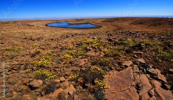 Obraz Rocks and pond