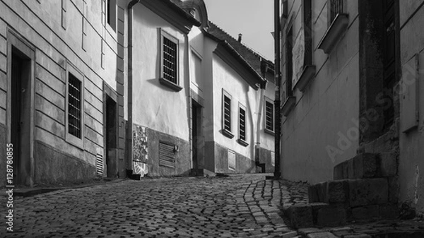 Obraz old town street