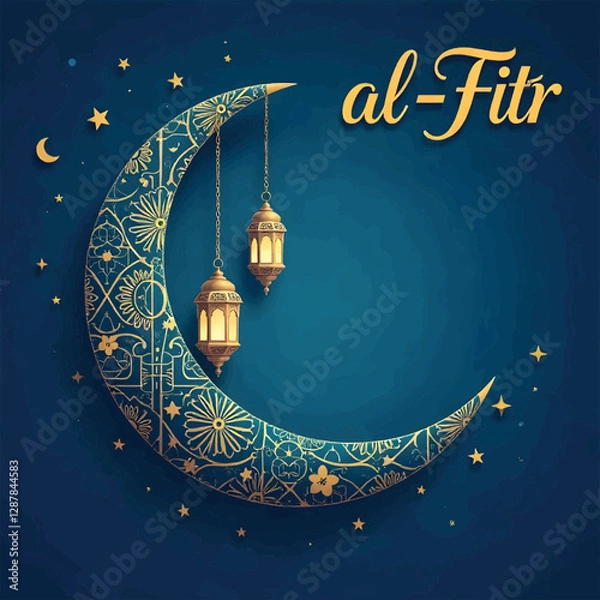 Fototapeta Eid Mubarak background design
